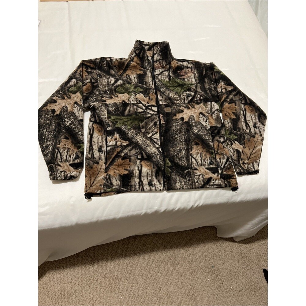 Big Bill Camo Fleece Full Zip Jacket CWNF01 Hunting Outdoors Woods Tree M REG